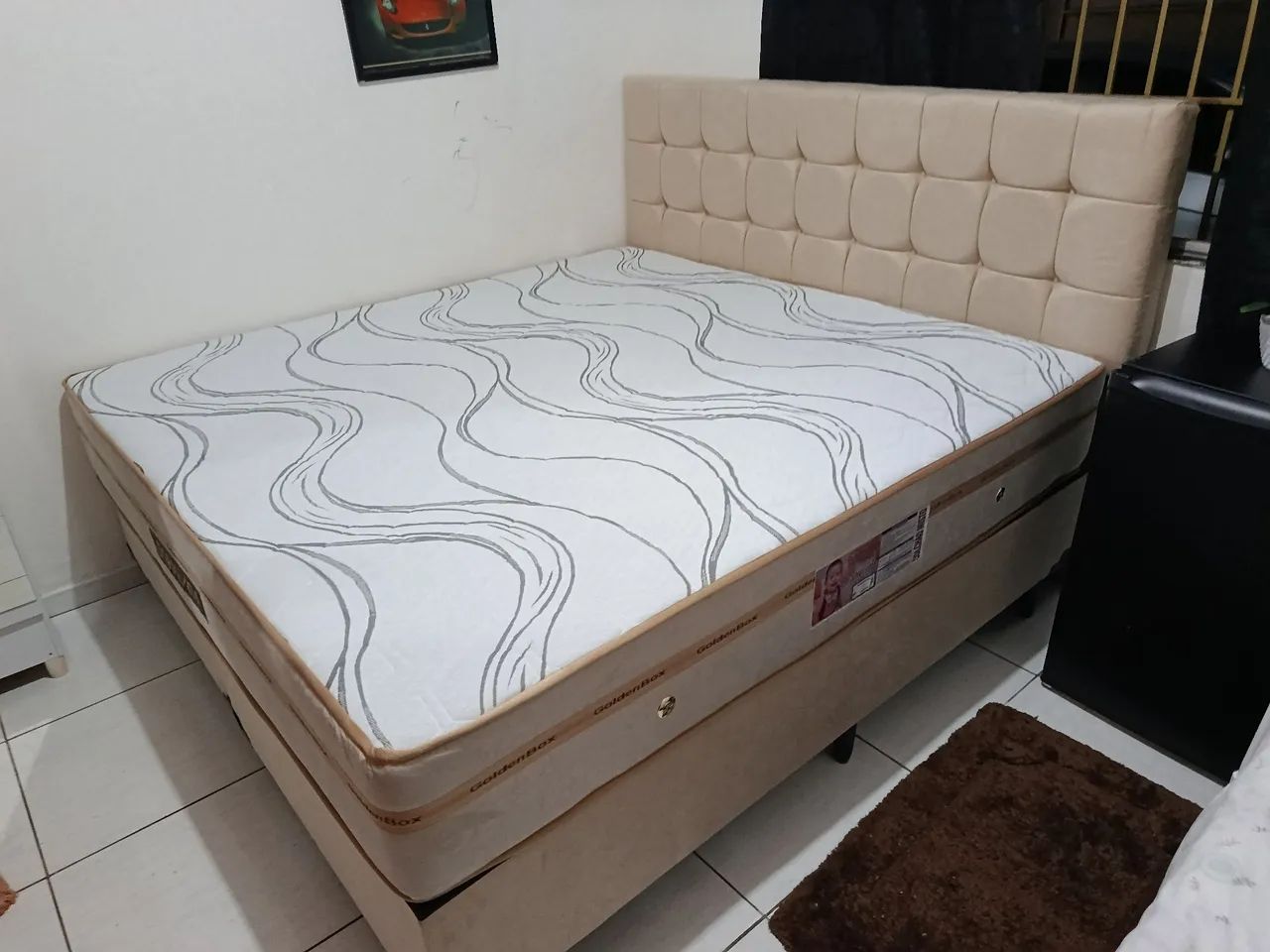 Cama super King com colchão dorme vida excelente para sua coluna - Foto 5