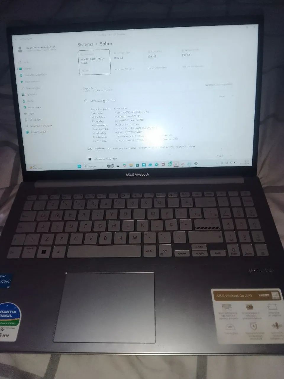 Notebook Asus vivobook go14/15 - Foto 3