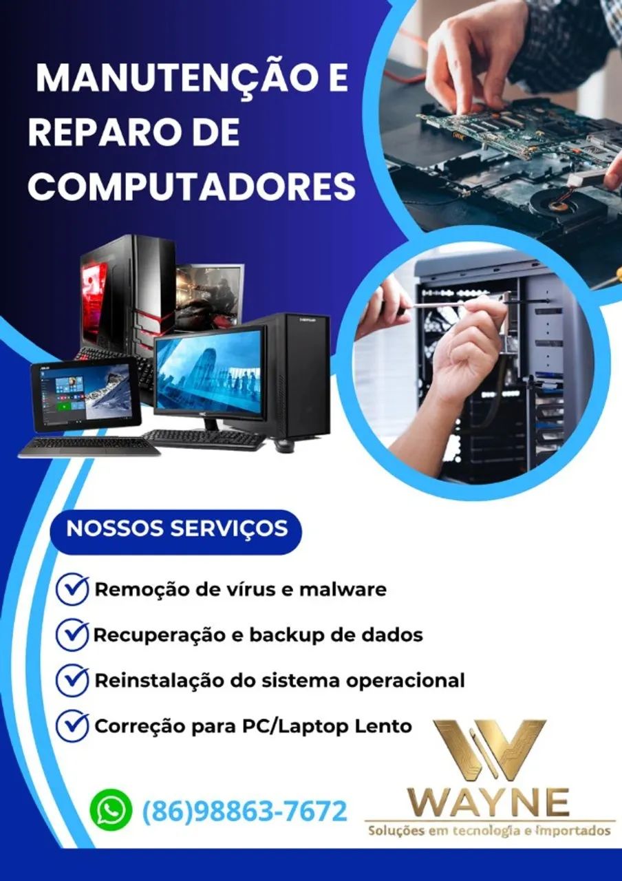 manuitenção de computadores