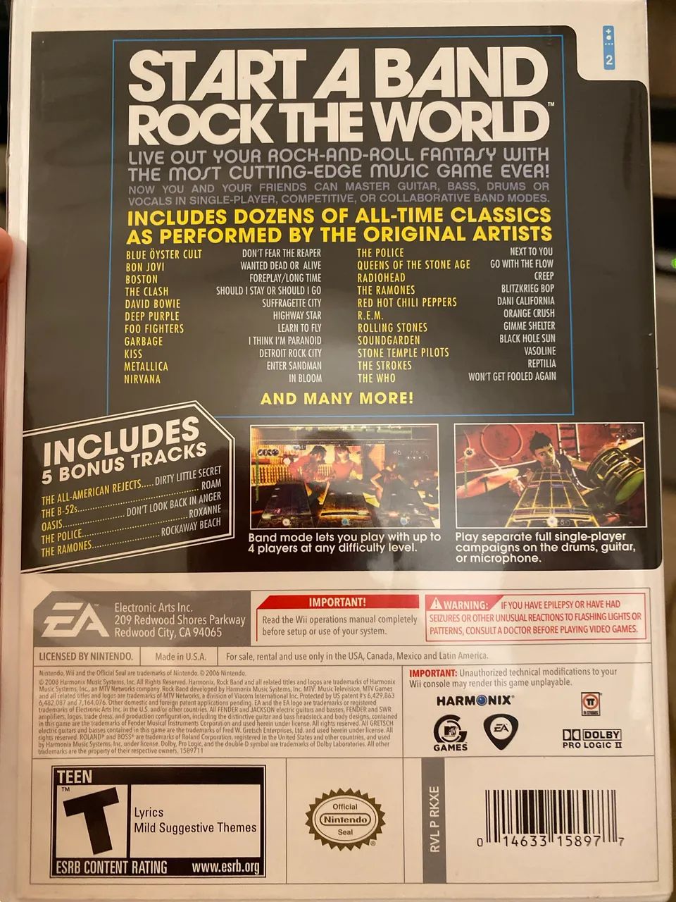 Rock Band Wii Original - Foto 2