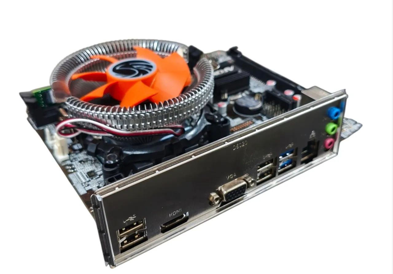 Placa mãe AFOX+ processador i5-4590+cooler box+ espelho - Foto 4
