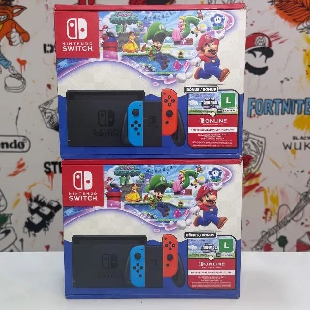 Nintendo Switch V2 Bundle Mario Wonder | 32GB