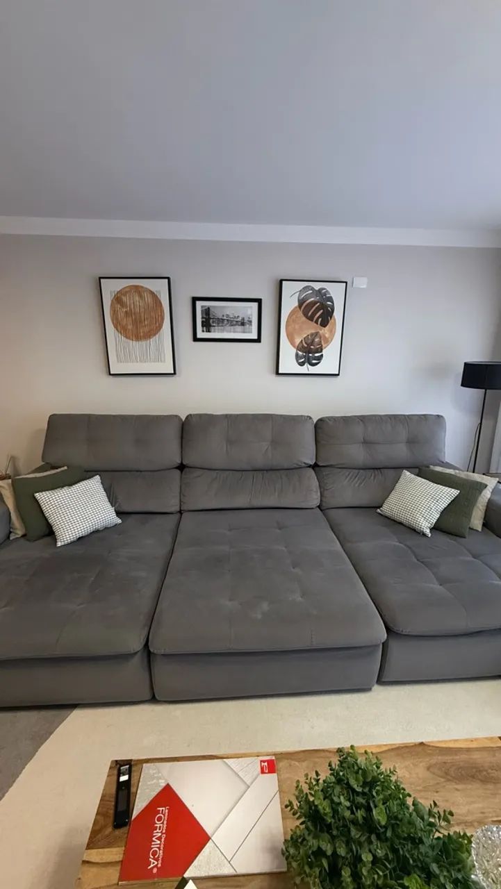 Sofá cinza *Oportunidade - Foto 3