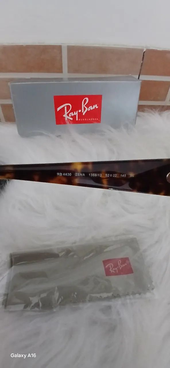 Oculos de Sol Ray Ban modelo: zena rosa 4430 - Foto 2