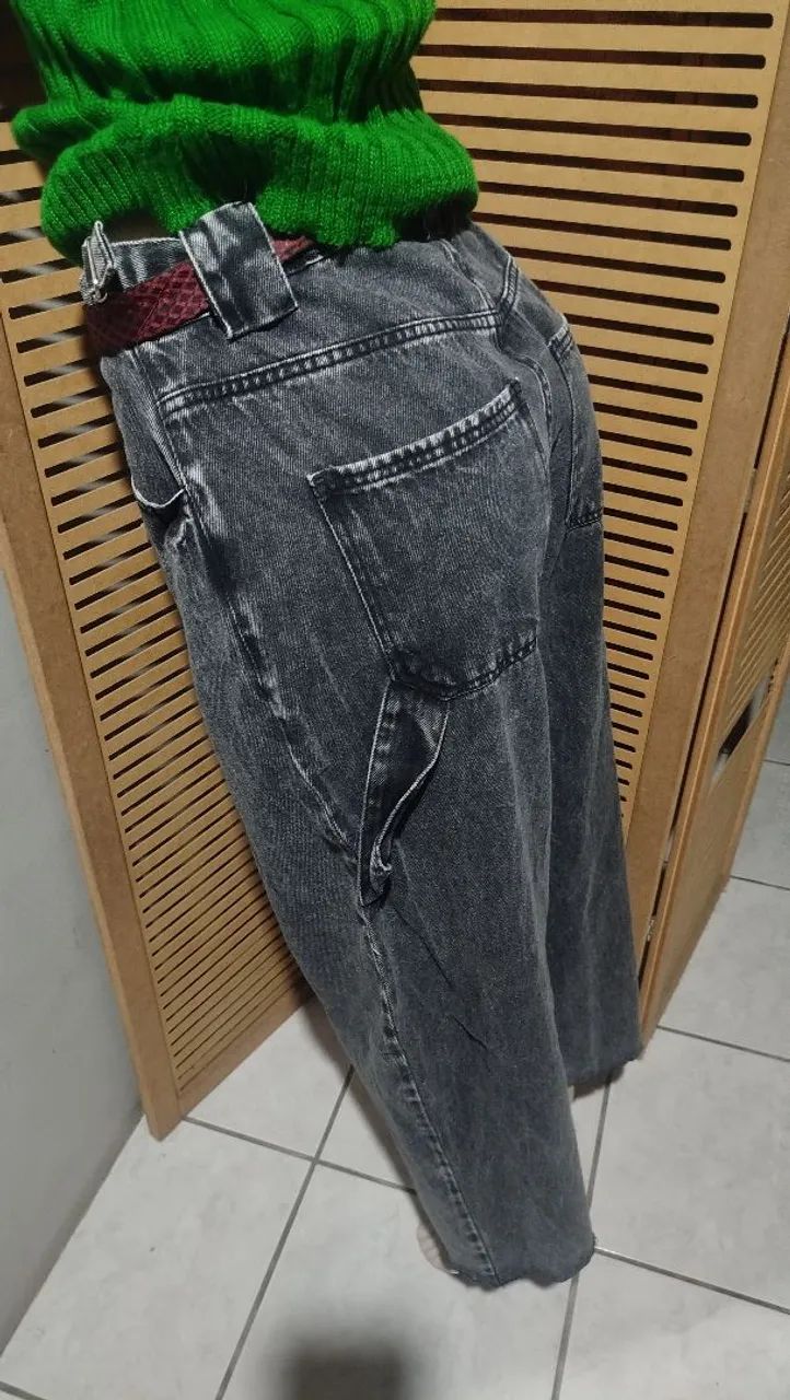 Calça jeans feminina,modelo mom nr 38 - Foto 5