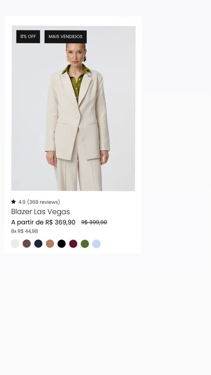BLAZER NUNCA USADO NA ETIQUETA  - Foto 2