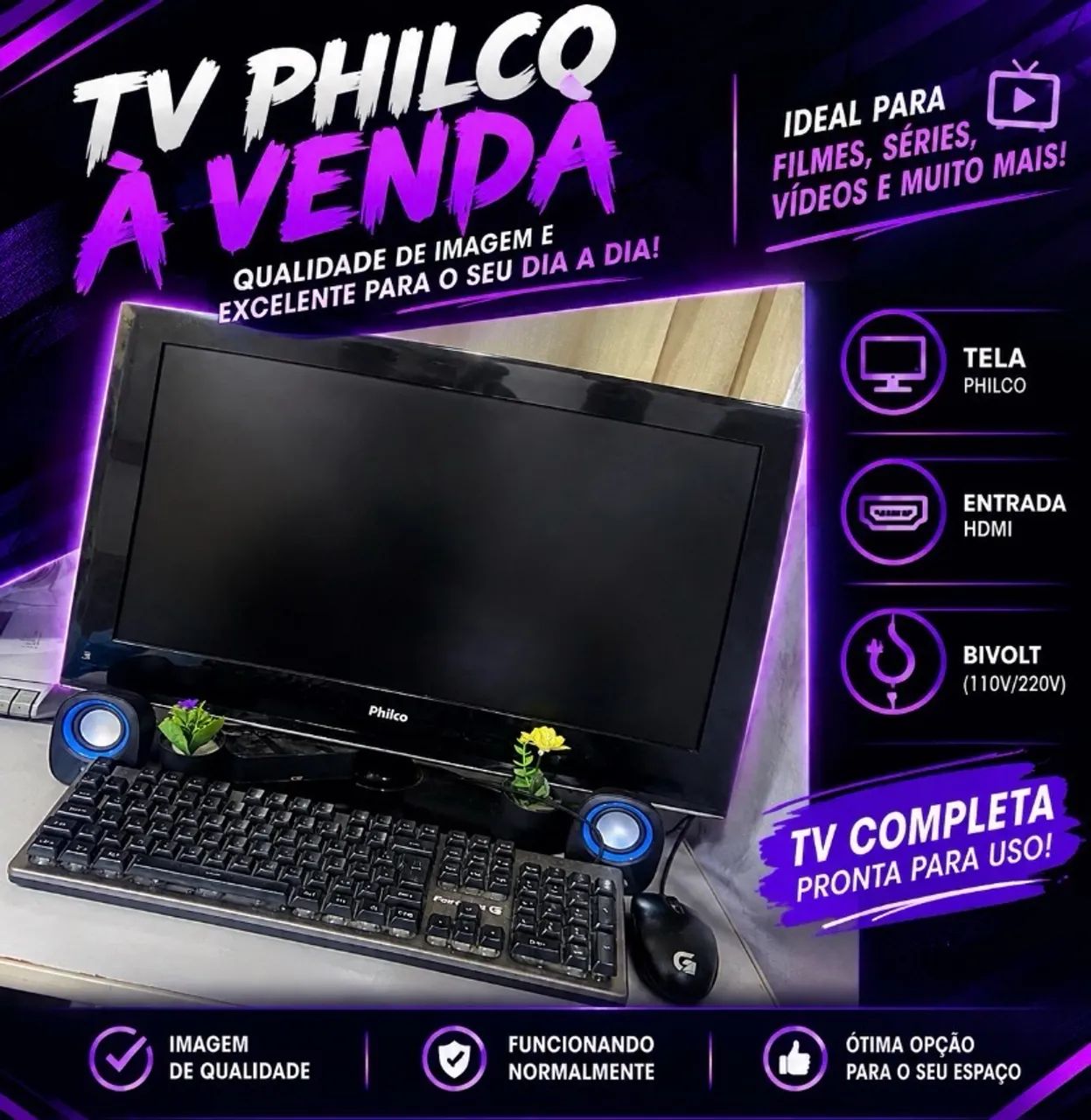 Tv Philco barata! 