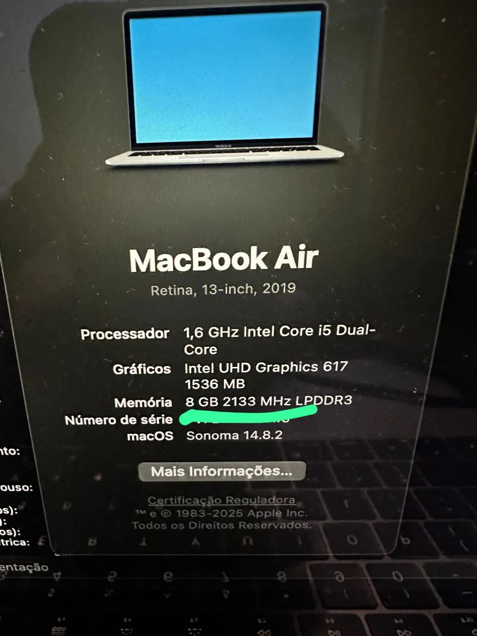 MacBook Air 2019 i5 8Gb - Notebooks - Xaxim, Curitiba 1502363096 | OLX