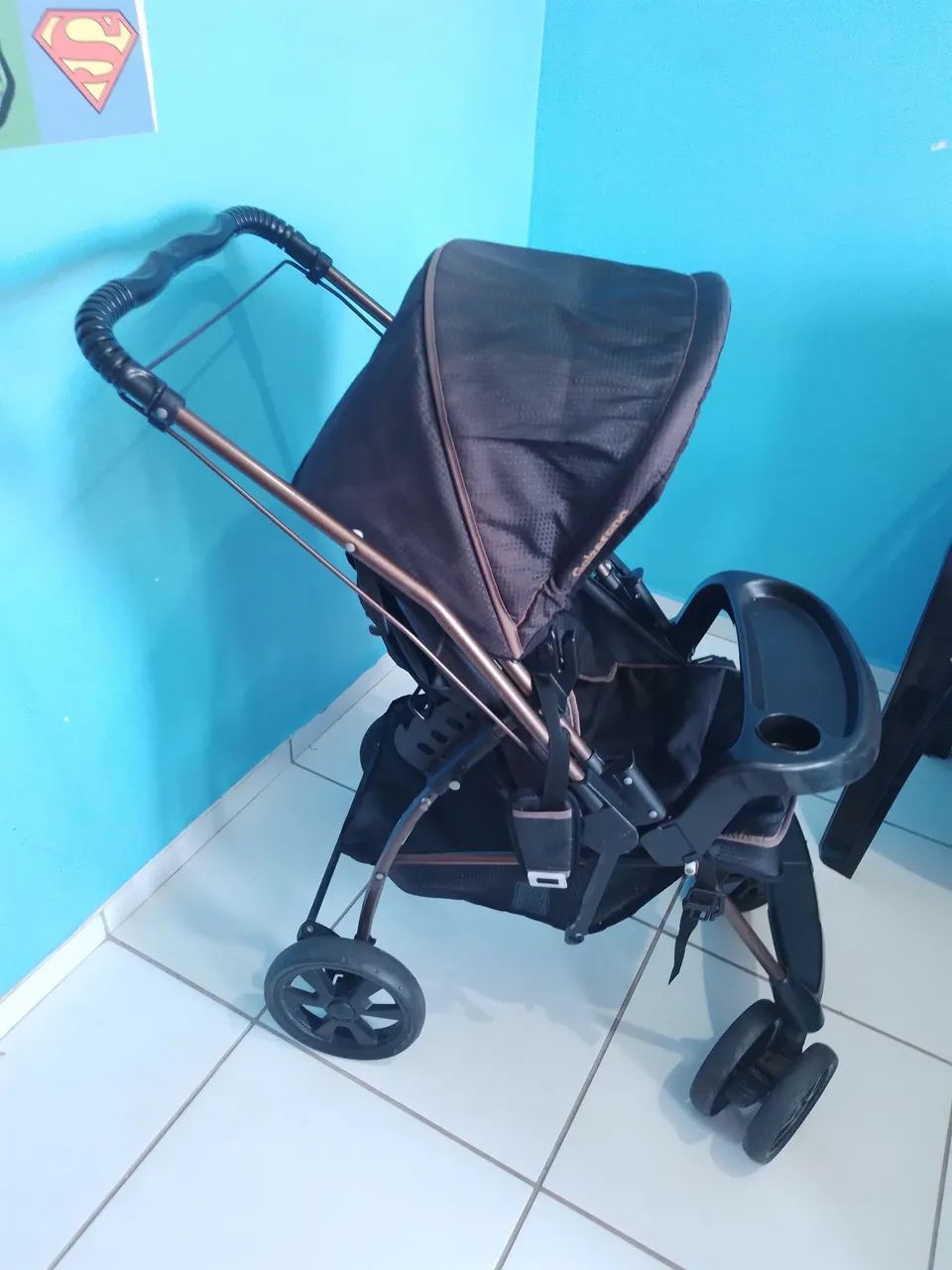 Carrinho de bebê e passeio