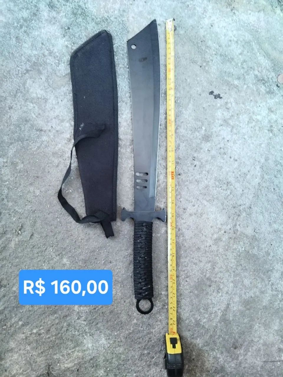 Machado, facão e faca táticos - Foto 2