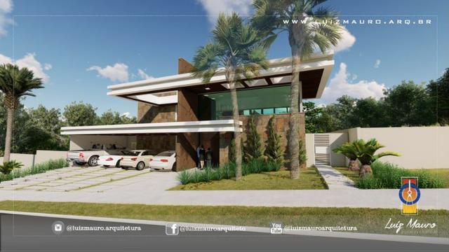 Condomínio Florais dos Lagos, casa Sobrado com 4 suites, em fase de construção - Foto 2
