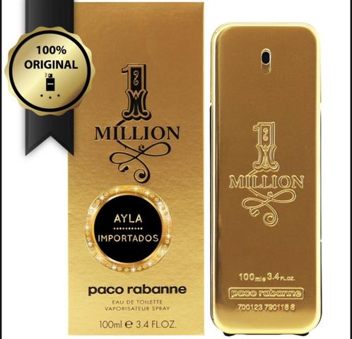 5 x R$: 59,80 Perfume Paco Rabanne 1 Million 100ml