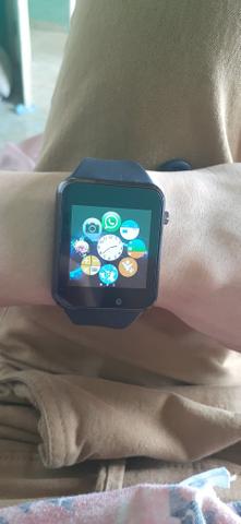 Relógio smartwatch A1 original touch bluetooth gear chip - preta