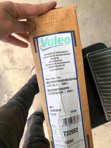 Radiador valeo gol/parati/saveiro/voyage - Foto 3