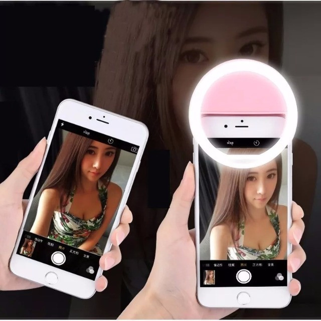 Luz de Selfie Ring Light Anel Led Flash Celular Tablet Smartphone Recarregável - Foto 3