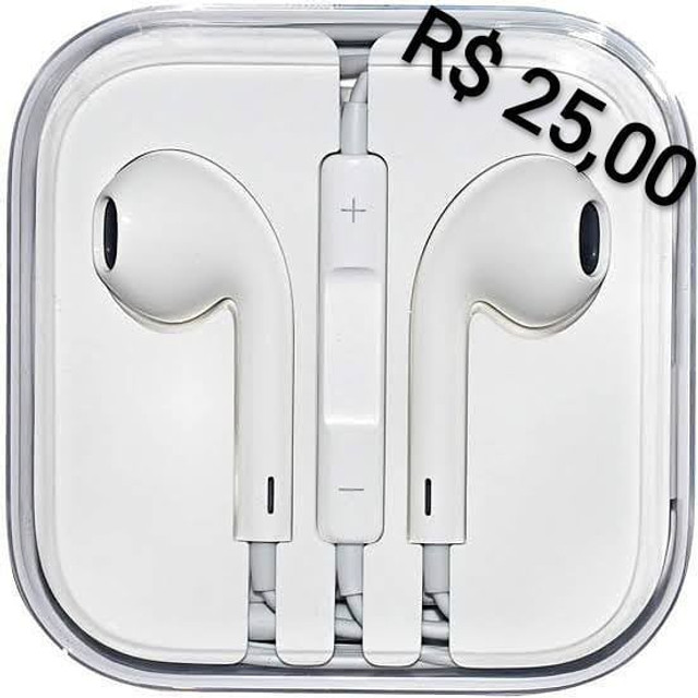 Fone e carregador