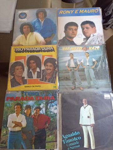 Lote com 12 Lps de Música Sertanejo Antigo Caipira 