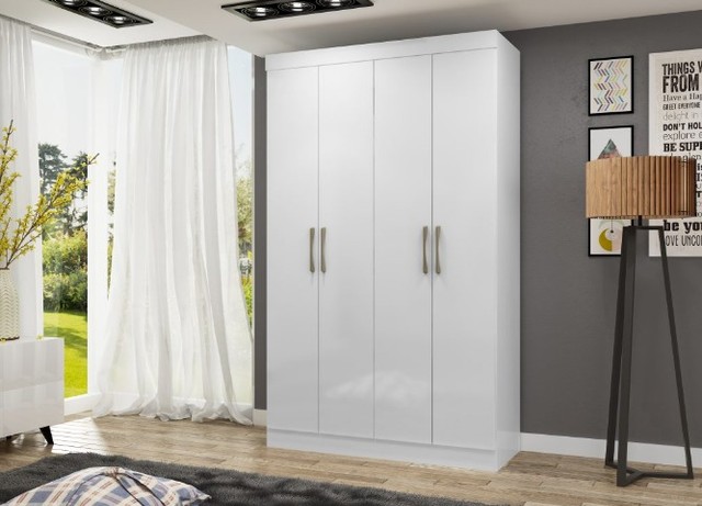 Guarda Roupa Paris 4 Portas 100% MDF