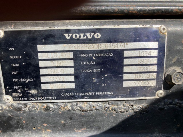 Volvo Nl 10 340 4x2 Ano 1994 - Foto 18