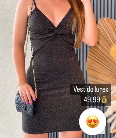 Vestido lurex 