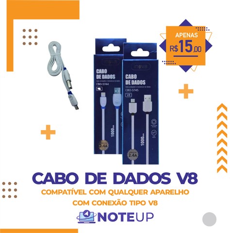 Cabo de dados V8