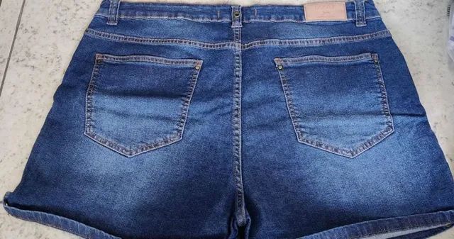 Bermudas Jeans femininas tamanho 48 - Foto 6