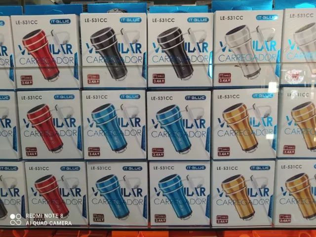 Carregador veicular Tipo C  (atacado R$ 14,90) Varejo Jk eletrônicos 