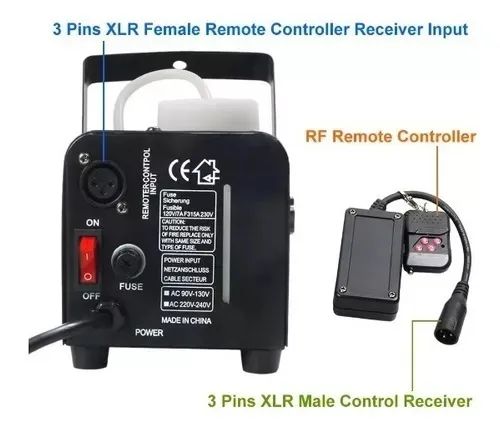 Controle Remoto Sem Fio P/ Maquina Fumaça - Foto 3