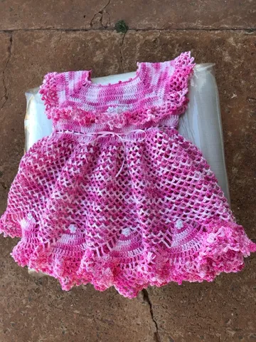Cores e Agulhas: Vestidinho para Bebe em Crochê Princesa!
