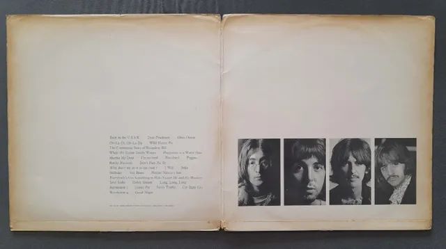 Lp Beatles: Álbum Branco Nacional 1969 Mono + Pôster + Fotos