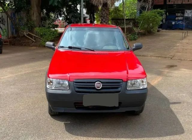 Fiat Uno Mille Way Econ, ano 2013, vermelho. (17492)