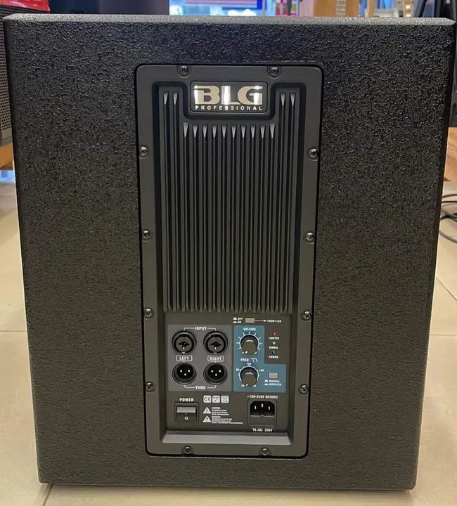 Subwoofer Ativo 12'' BLG 2000W - Potente, Leve e Compacto - Foto 2
