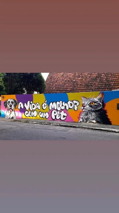 Graffiti de gato para área externa - Foto 3