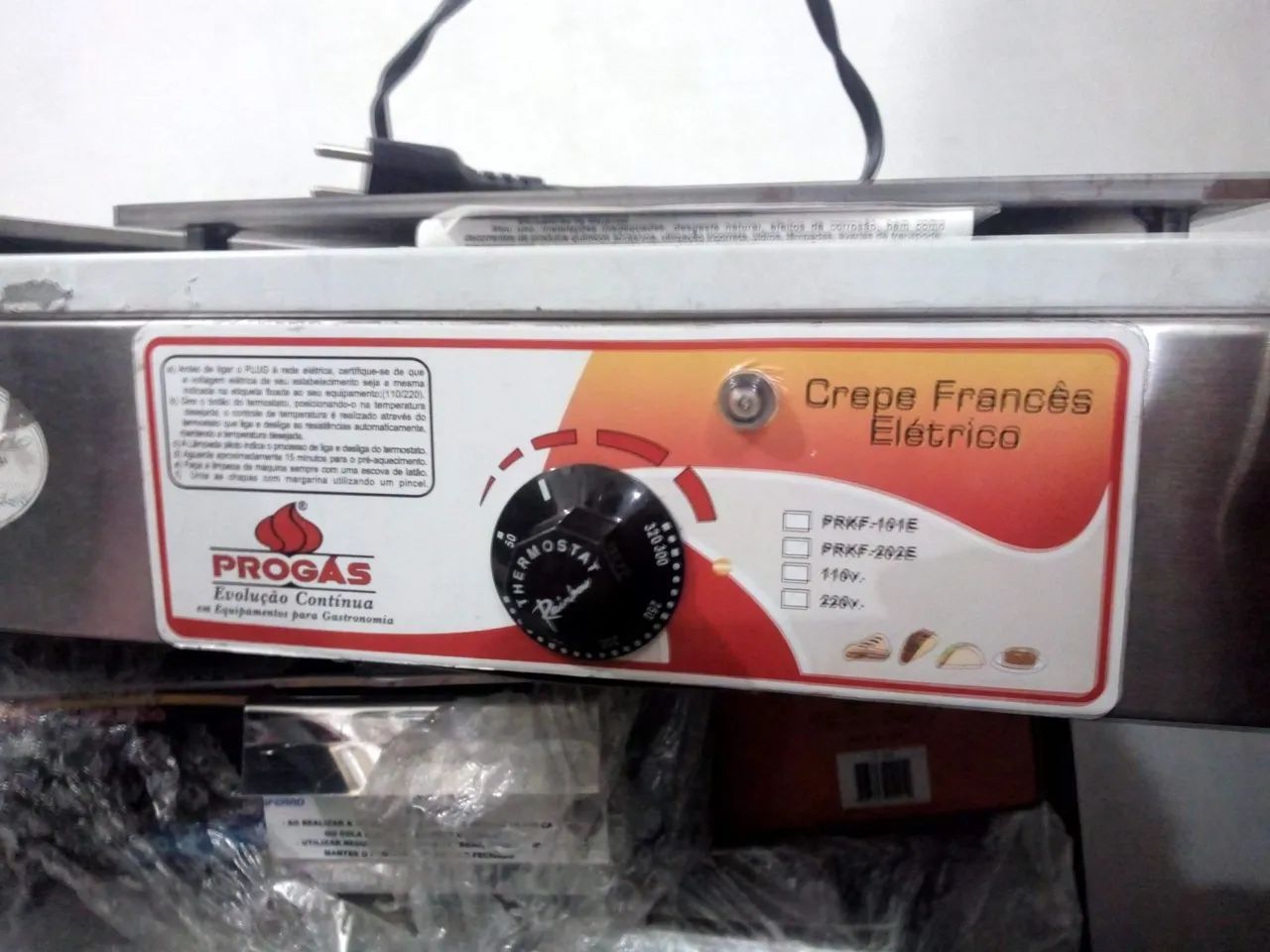 Chapa para Crepe Dupla - PROGÁS - Foto 5