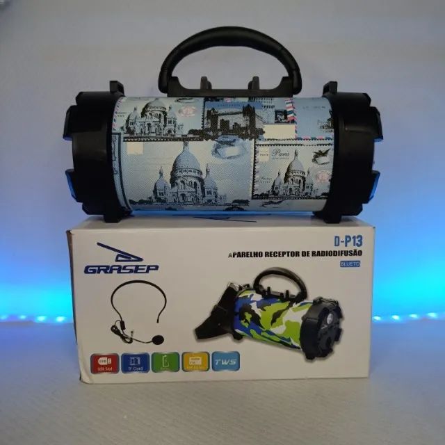 Caixa de som Amplificada Grasep - Entrego - Foto 4