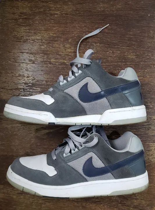 Tênis Nike cinza e branco - Delta Force - Foto 3