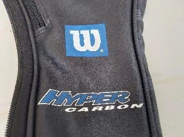 Capa/case Individual Acolchoada Wilson Hyper Hammer Carbon $120 Cada - Foto 4