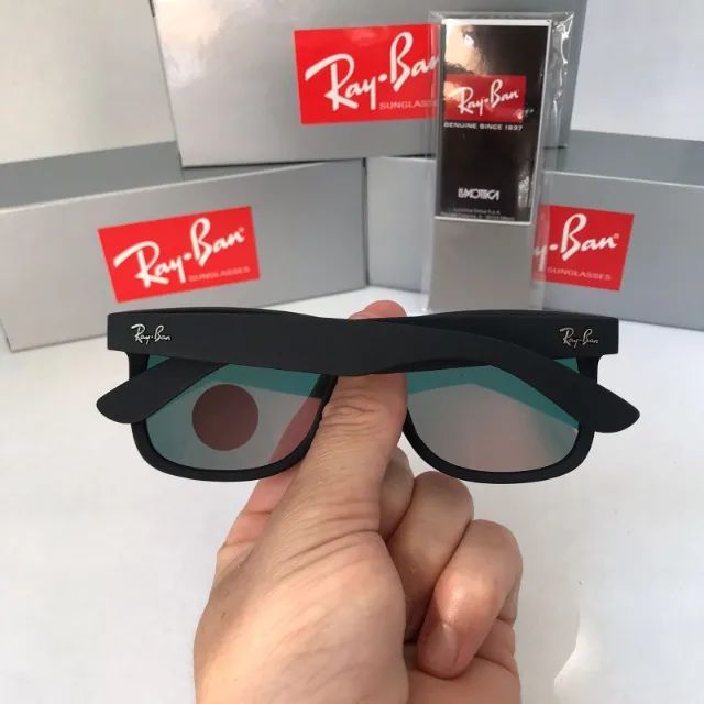 Óculos Ray ban Justin Red fire lentes polarizadas - Foto 4