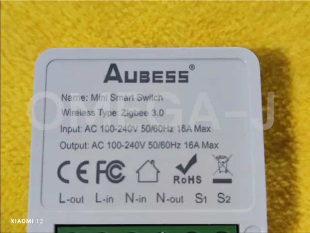 Mini interruptor switch Zigbee 3.0 16A Aubess - Foto 4