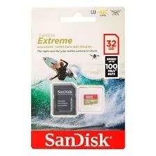 Cartão 32Gb MicroSD Extreme Sandisk 100mb