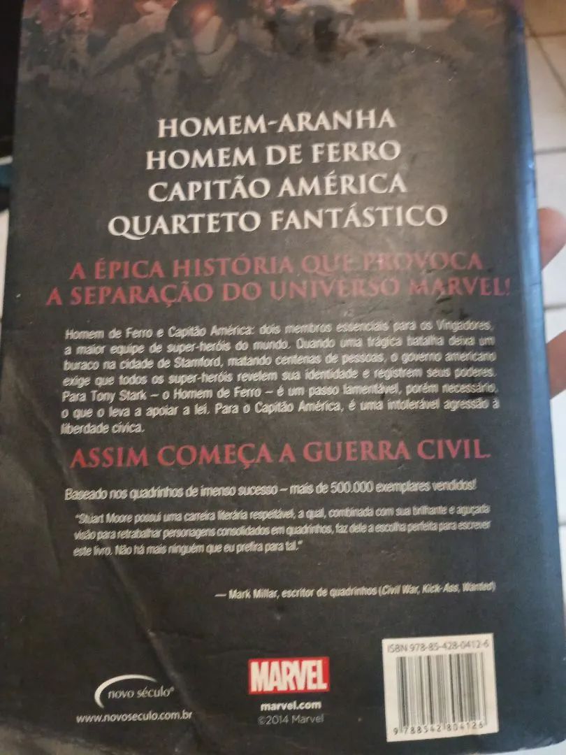 Livros Guerra Civil e A Morte do Capitão América- Marvel - Foto 2