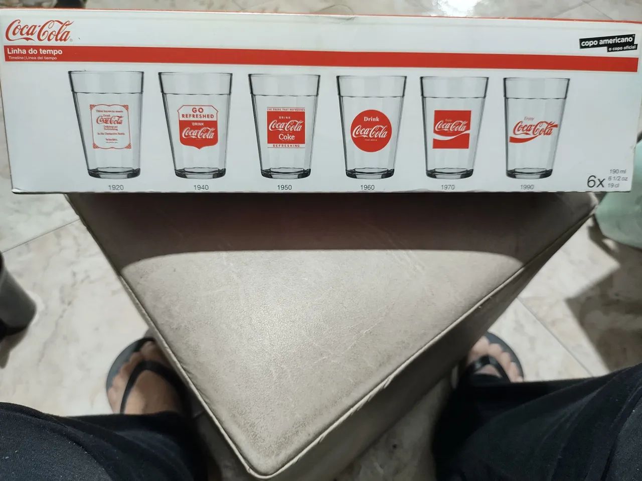 Kit de 6 Copos Coca-Cola Linha do Tempo - Foto 6