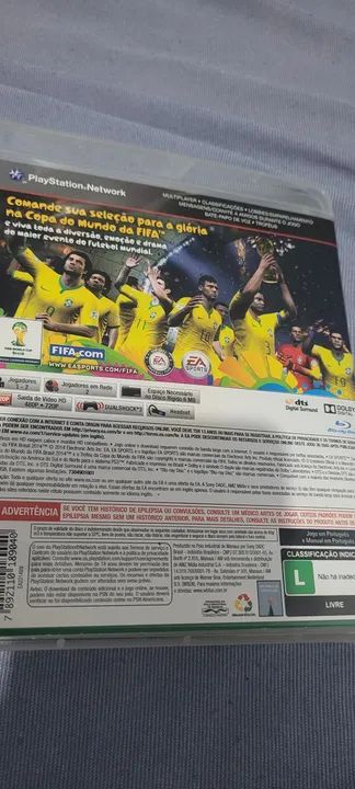 Jogo Ps3 Copa Mundo Da Fifa Brasil 2014 [ semi novo] - Foto 3