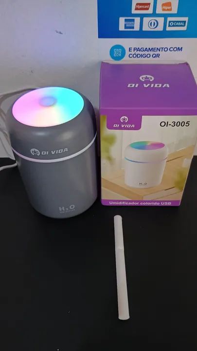 Umidificador de Ar USB com led RGB-OFERTA IMBATÍVEL  - Foto 4