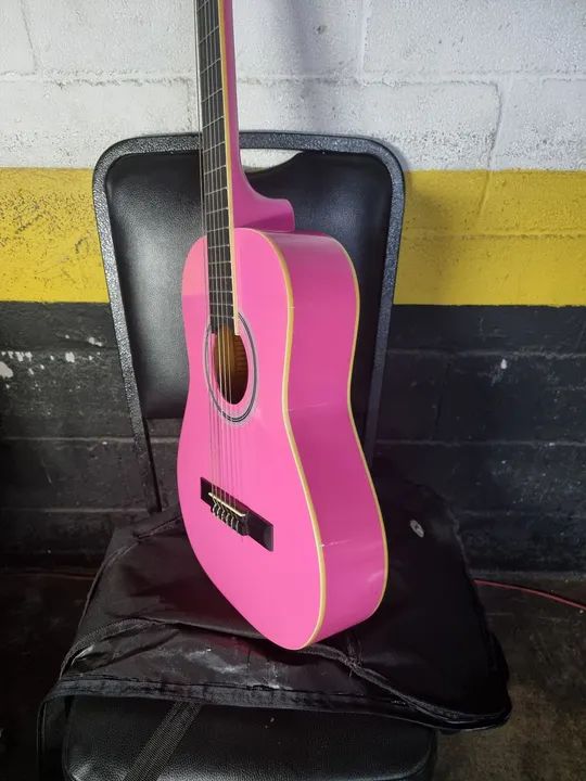 Violão infantil (Troco por celular Samsung A71/ Aceito cartão) - Foto 2