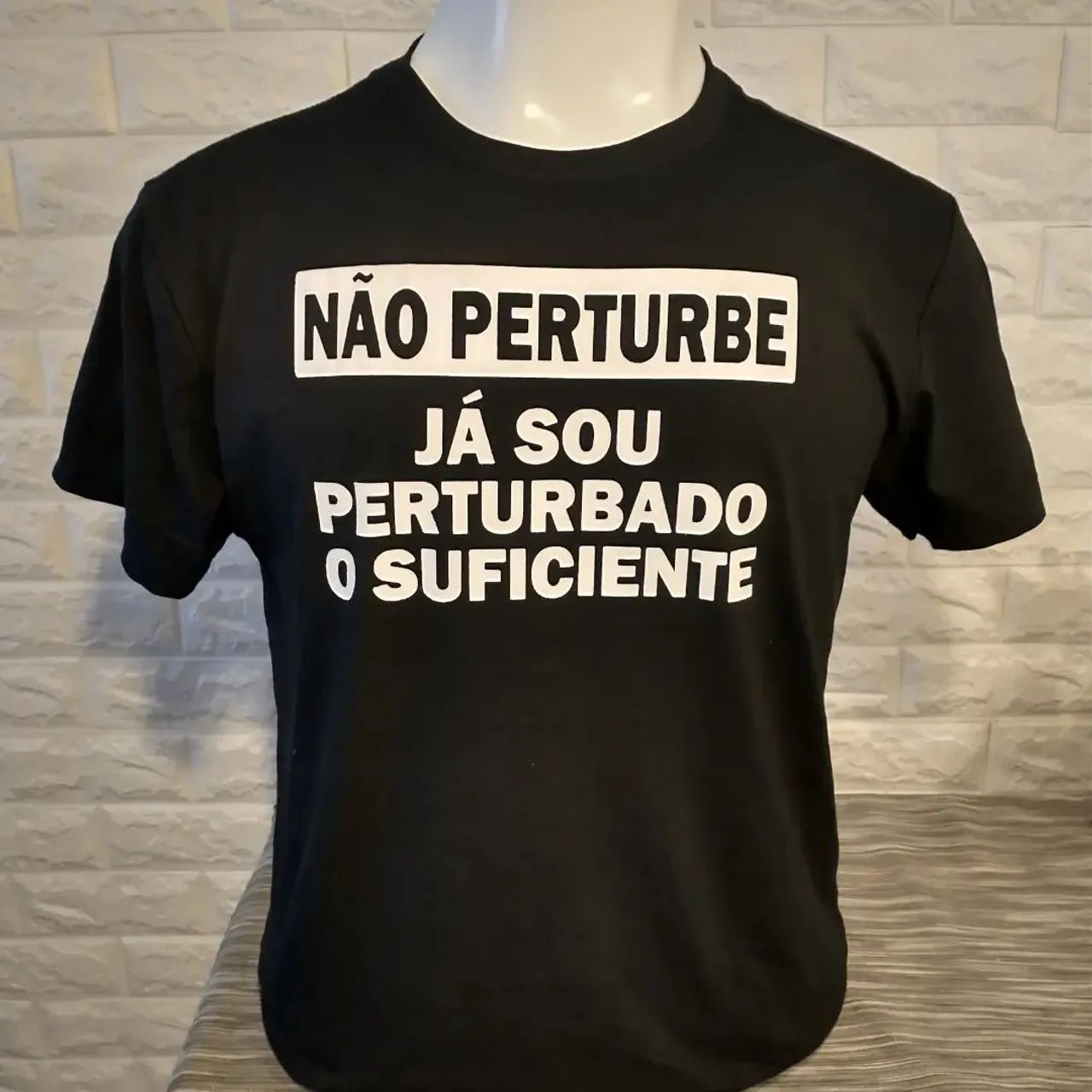 Camiseta Não Perturbe 