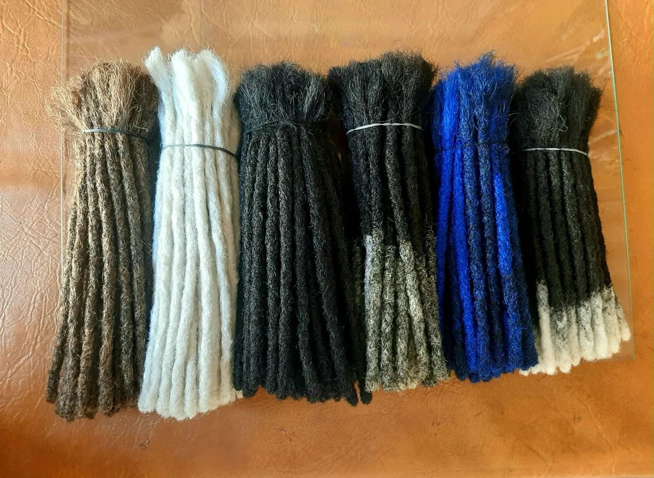 Dreadlocks sintéticas - Dreadlock protese - Dreadlock 100% humano  - Foto 5