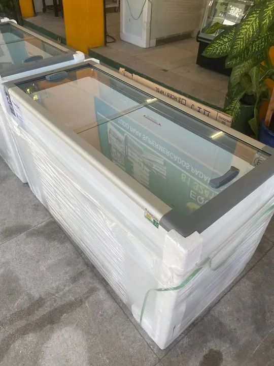 Freezer horizontal porta de vidro dupla ação - 2 anos de garantia - marca fricon  - Foto 6