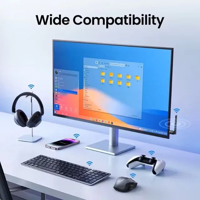 Adaptador Usb Ugreen Bluetooth 5.4 Fone Controle Xbox ps4 ps5 Pc - Foto 3