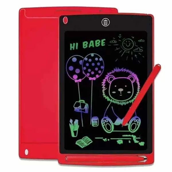 Tablet Tela Lousa Magica Rgb De 12" Infantil Ref. 04127 Vermleho 002399-Valor a Vista